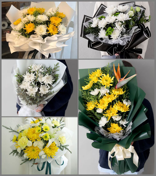 河南焦作孟州市西虢镇干沟桥村白事花束代送